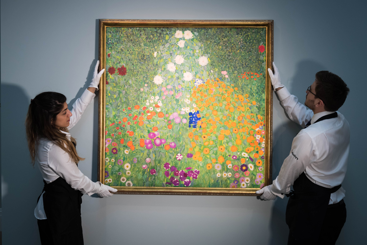 Bauerngarten (Blumengarten) by Gustav Klimt
