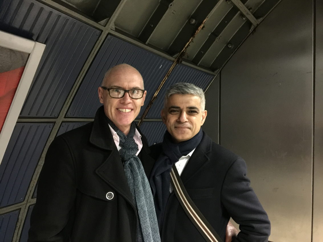 Marco Forgione and Sadiq Khan