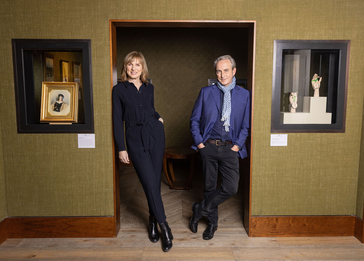 Fiona Bruce and Philip Mould