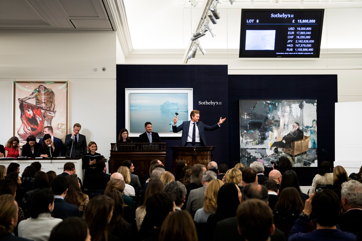 Sotheby's contemporary art auctions