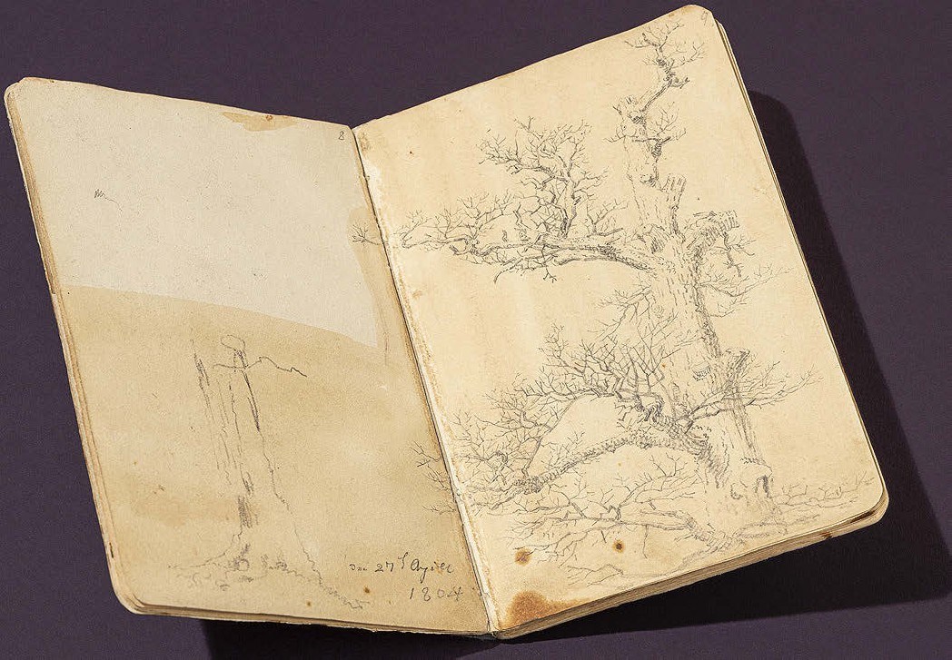 Caspar David Friedrich sketchbook