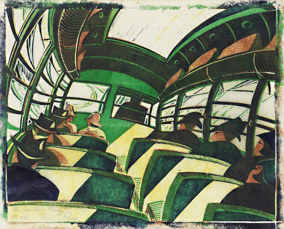 Linocut by Cyril Power