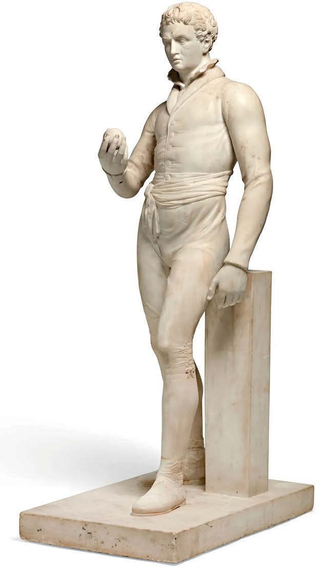 Bowler sculpture