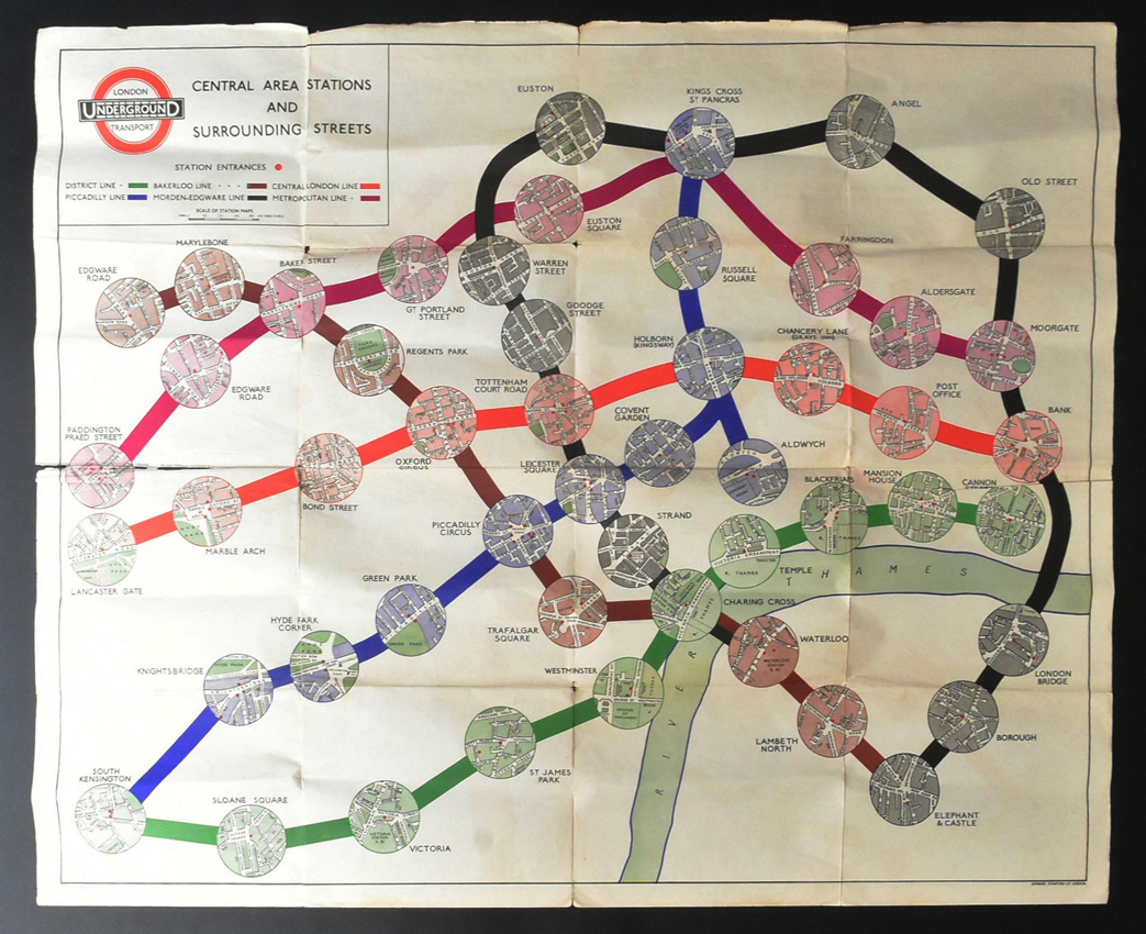 Bubble Map of London Underground