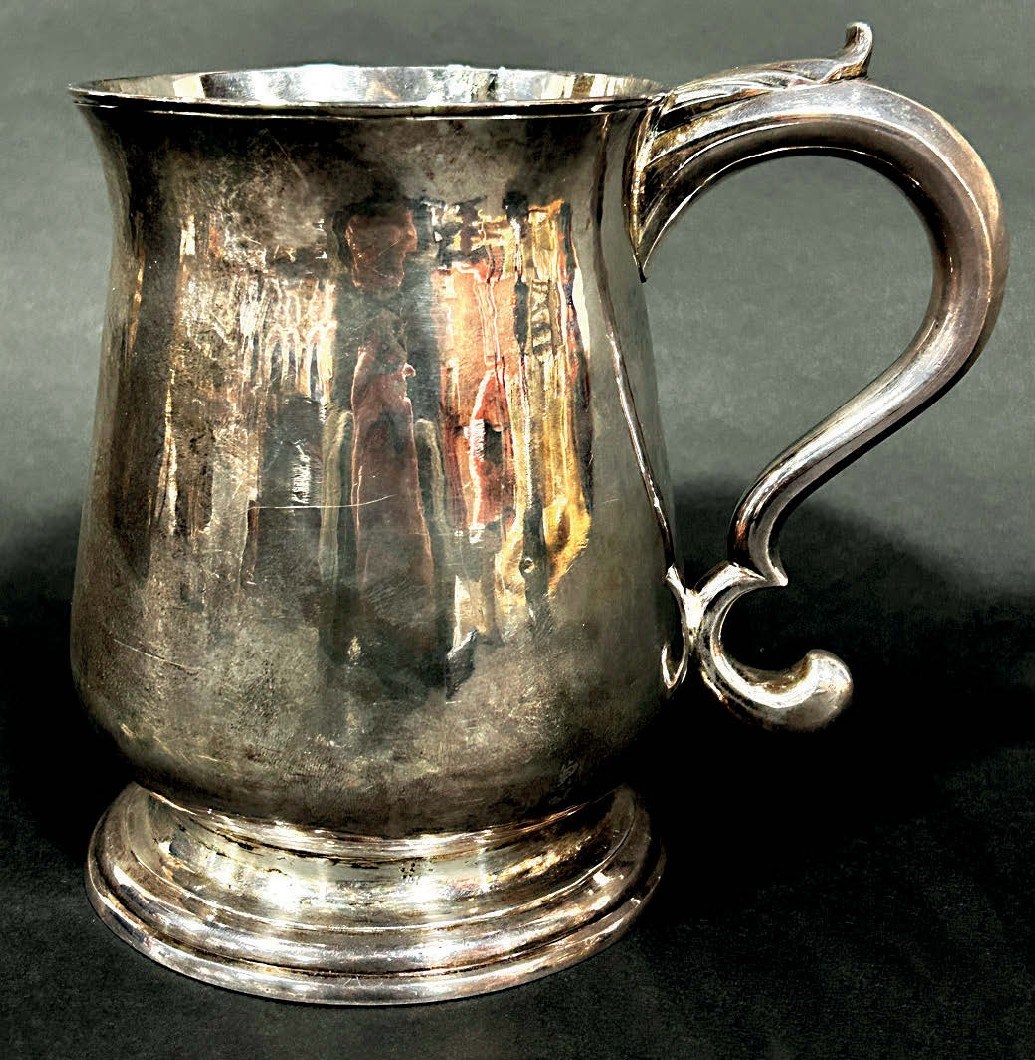 Channel Islands silver mug