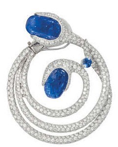 Sapphire earrings