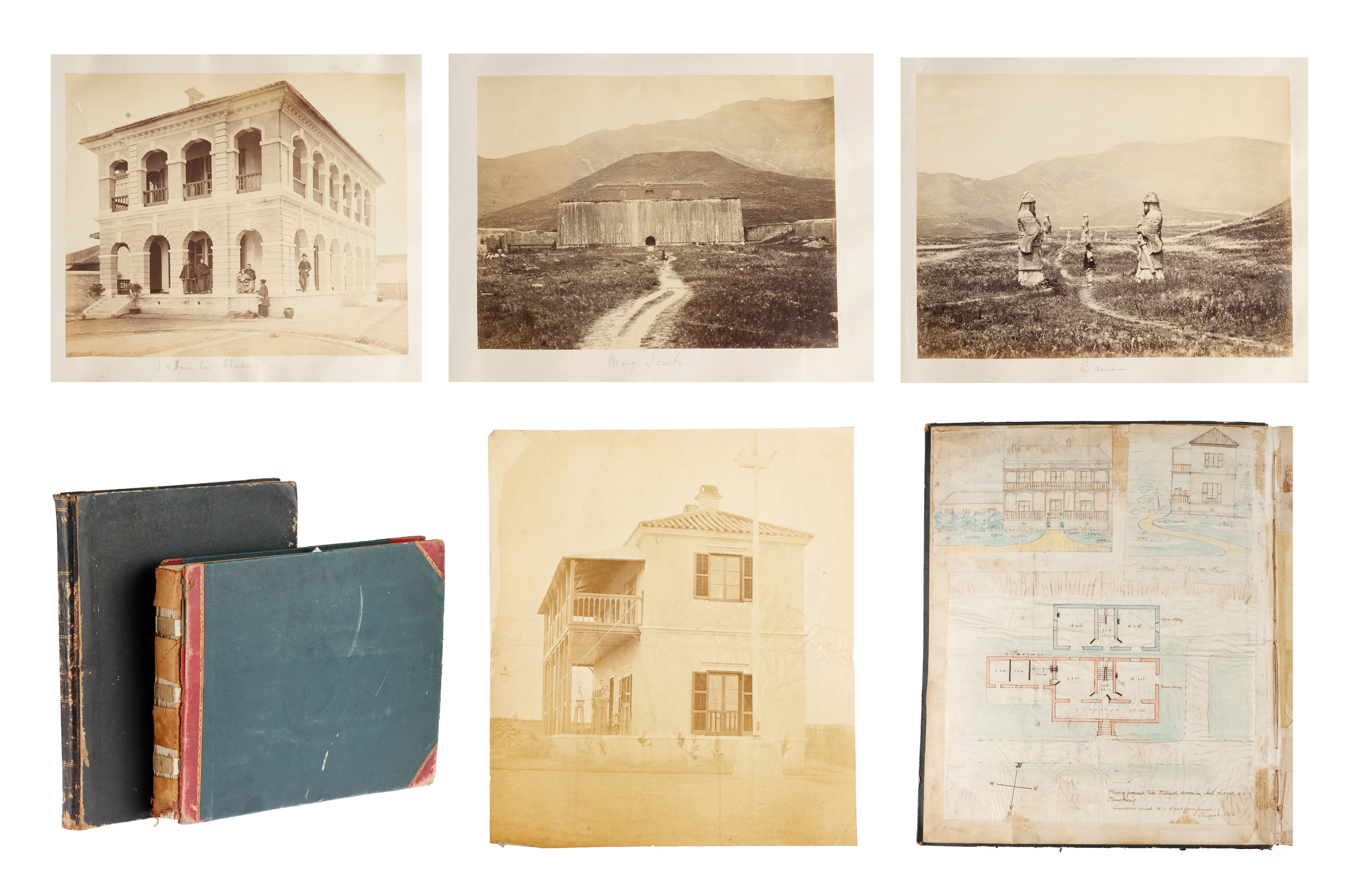 An album of rare photographs of China