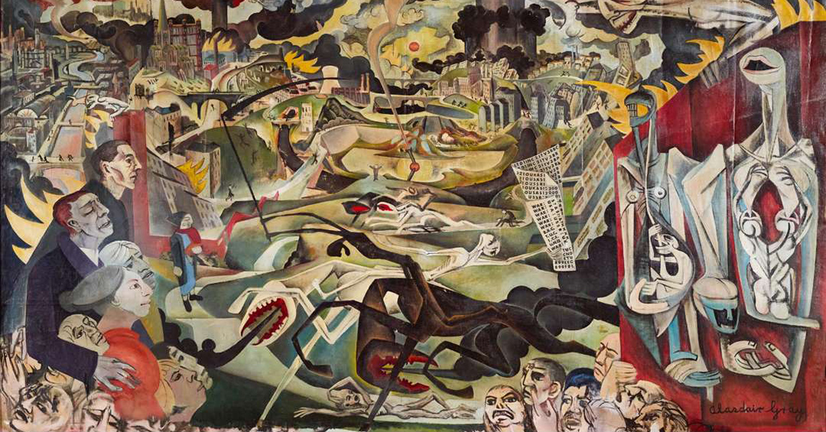 Alasdair Gray's Glasgow Triumph of Death