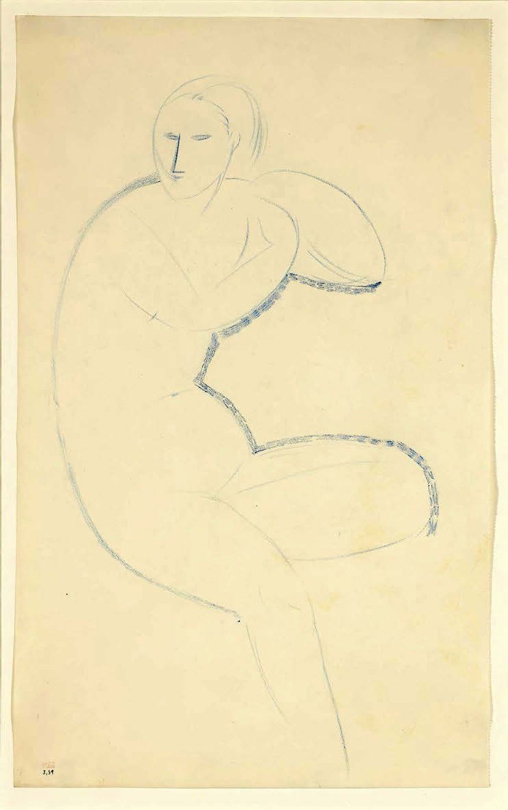 Modigliani drawing