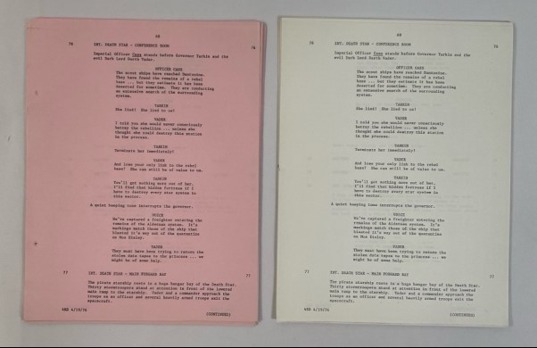 Harrison Ford's script