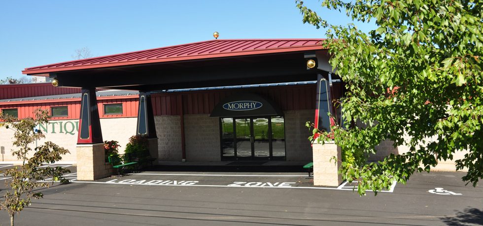 The premises of Pennsylvania auction house Morphy Auctions